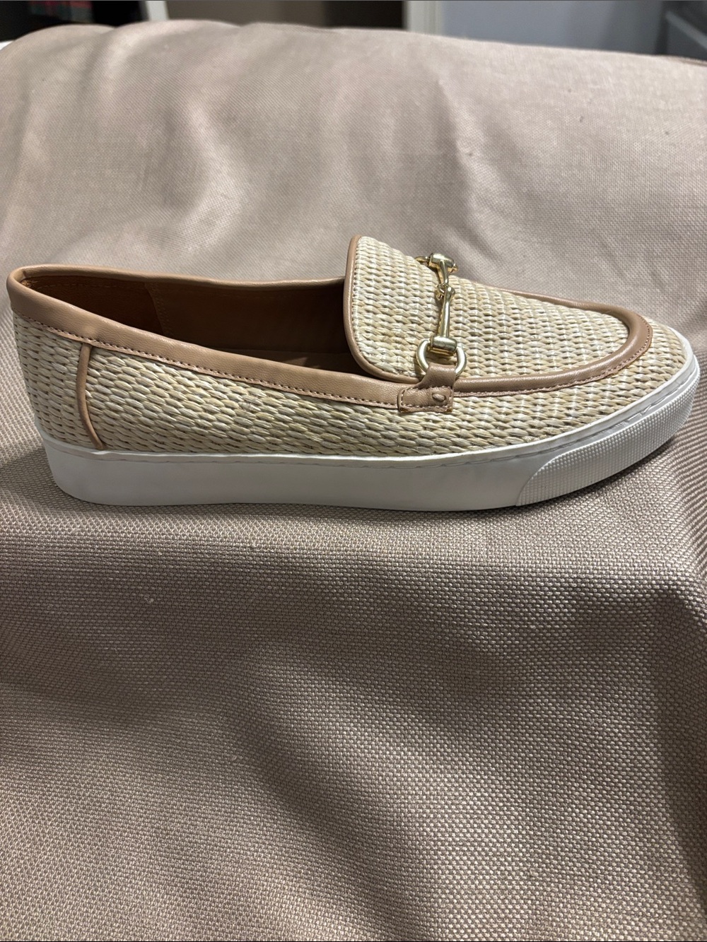 Nordstrom Rack Raffia Slip-On Loafers - Picture 3 of 8